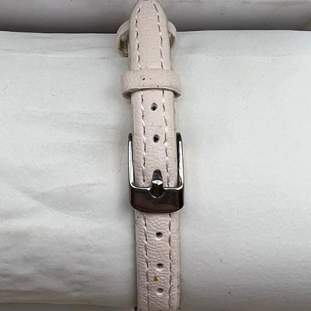 Jessica Carlyle Rose Gold-Tone Light Pink Strap Analog Watch Hamsa Charm New
